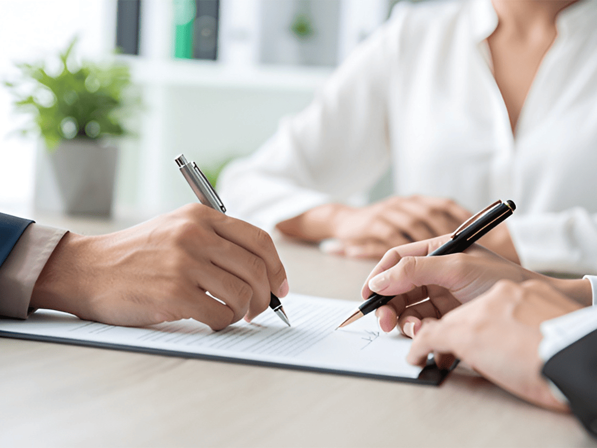 подписание договора лизинга